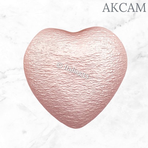 AKCAM Turkish Glass PINK Heart Ombre Plates 7" Glitter Sparkle Set of 4 NEW!! - Picture 11 of 13